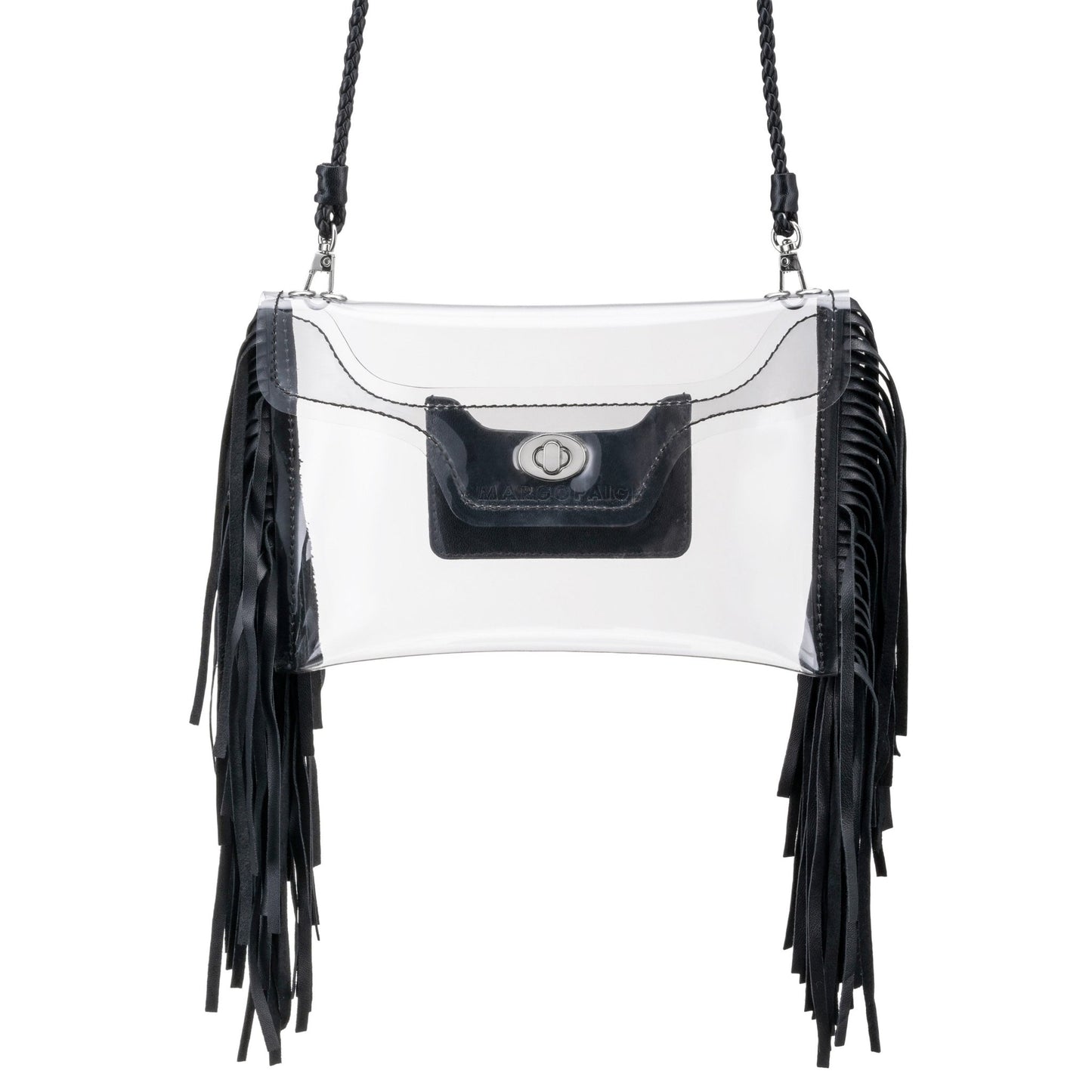 CLEAR FRINGE CROSSBODY - Regalia Cloth