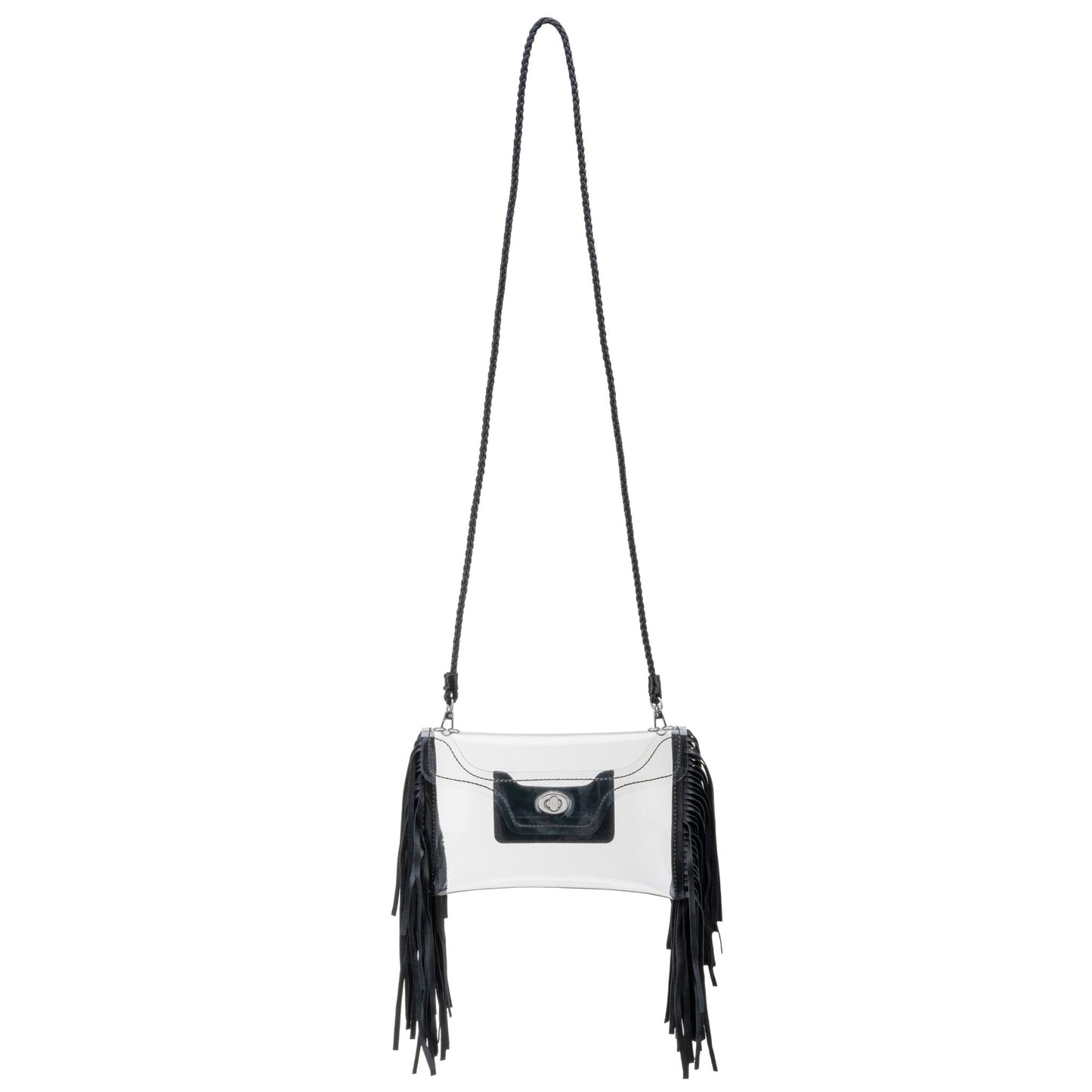 CLEAR FRINGE CROSSBODY - Regalia Cloth