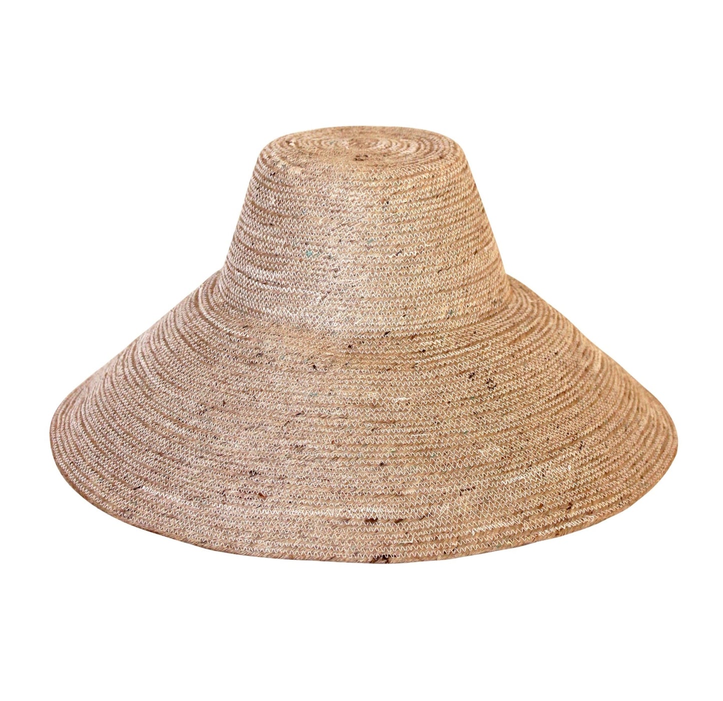 RIRI Jute Handwoven Straw Hat In Natural Beige - Regalia Cloth
