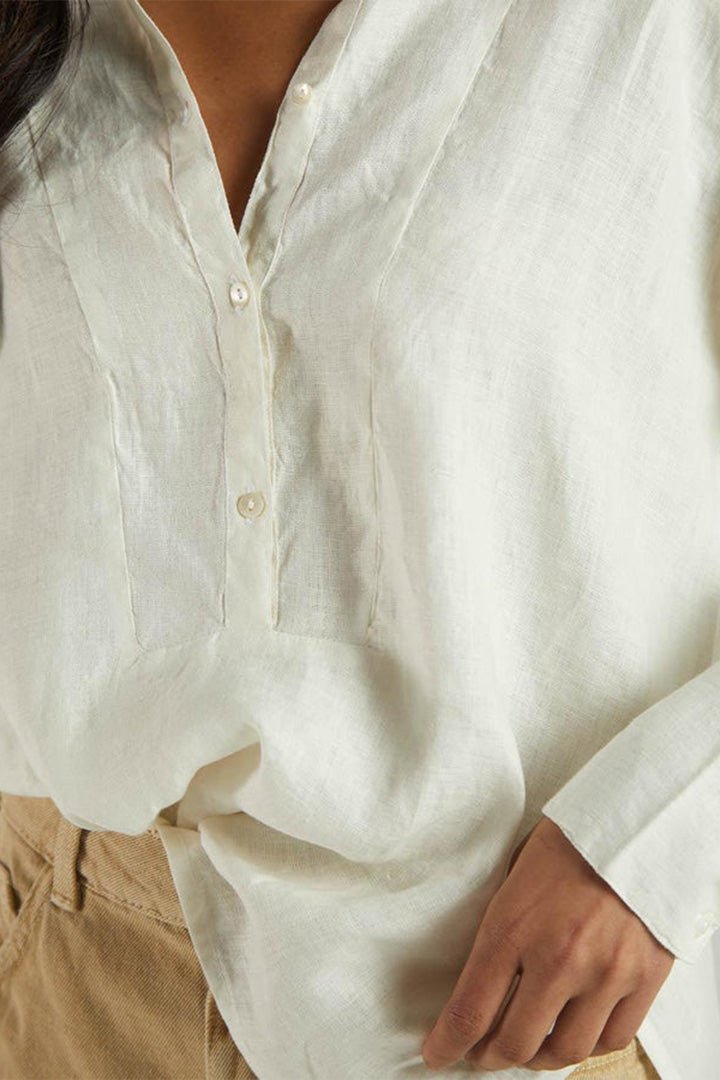 Summer Shirt in Off - white - Regalia Cloth