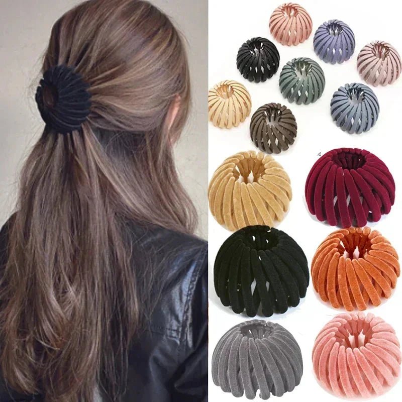 Bird Nest Shaped Ponytail Hair Clip – Magic Lazy Braider Hairpin for Women - Regalia Cloth