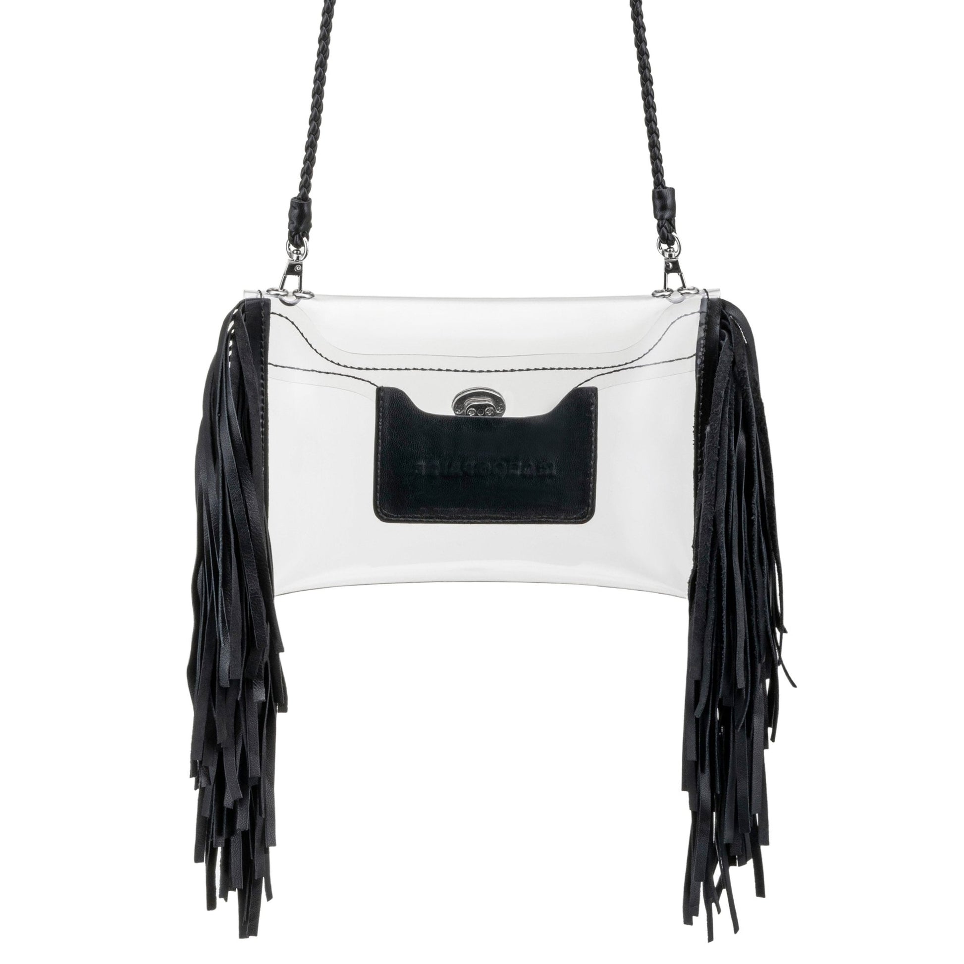CLEAR FRINGE CROSSBODY - Regalia Cloth