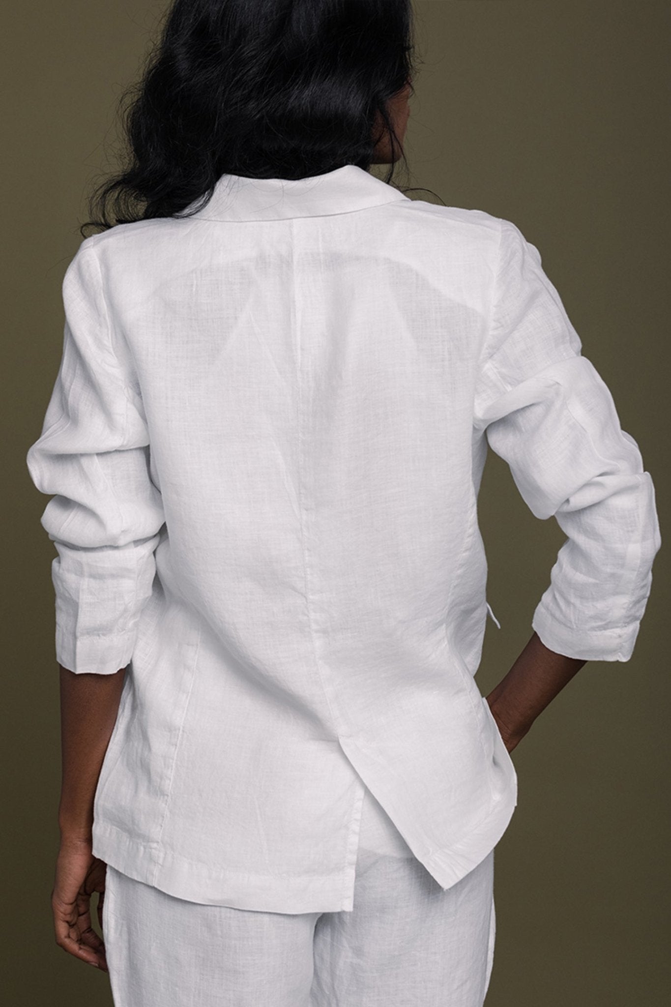 Hemp Three Piece Set in White - Regalia Cloth